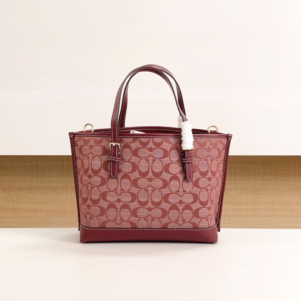 Coach Monogram Canvas Tote in Rosewood - Picture 8 of 8